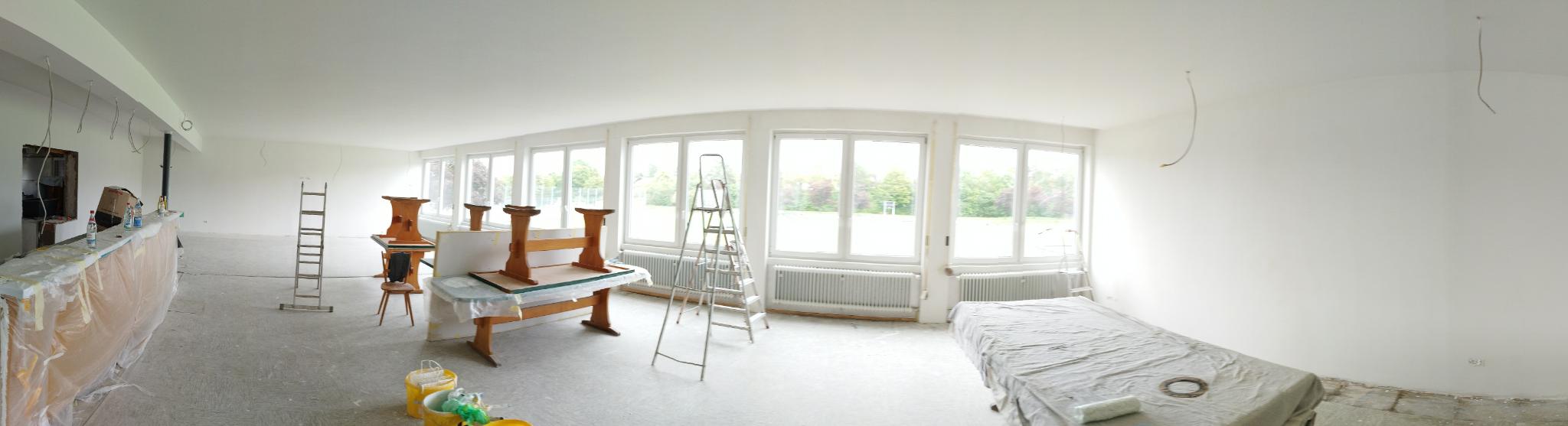 Sportheim - frisch gestrichen!